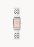 Pink CK Light Rectangular Bracelet Watch  Women