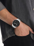 Black Stainless Steel Bracelet Watch  Men