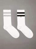 White 2 Pack Crew Socks  Men