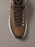 Brown Leather Hybrid Hike Runner Boots  Men