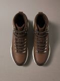Brown Leather Hybrid Hike Runner Boots  Men