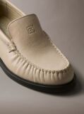 Μπεζ Thea - Δερμάτινα Loafers  Γυναίκα