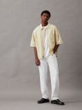 Green Linen Cotton Short Sleeve Shirt  Men