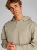 Μπεζ Hoodie Από Βαμβακερό Terry Με Μονόγραμμα  Άνδρας