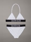 White Girls Triangle Bikini Set - Intense Power  Girls