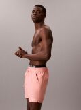 Pink Double Waistband Swim Shorts - Intense Power  Men