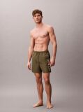 Green Medium Drawstring Swim Shorts - Intense Power  Men