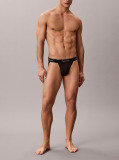 Black 3 Pack Jock Straps - Icon Cotton Stretch  Men