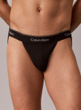 Black 3 Pack Jock Straps - Icon Cotton Stretch  Men