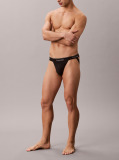Black 3 Pack Jock Straps - Icon Cotton Stretch  Men