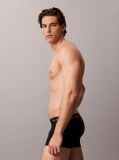 Μαύρο Σετ 3 Χαμηλοκάβαλα Μπόξερ - Icon Cotton Stretch  Άνδρας