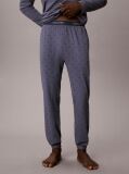 Grey Pure Cotton Long Sleeve Pyjama Set  Men