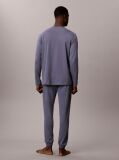 Grey Pure Cotton Long Sleeve Pyjama Set  Men