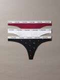 Multi 3 Pack Thongs - Icon Logo  Women