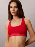 Red Unlined Bralette - Icon Cotton Modal  Women
