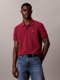 Κόκκινο Polo T-Shirt Από Βαμβάκι Πικέ  Άνδρας
