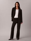 Black Soft Twill Classic Blazer  Women
