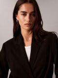 Black Soft Twill Classic Blazer  Women