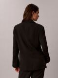 Black Soft Twill Classic Blazer  Women