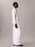 White Crepe Double Breasted Blazer  Women
