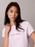 Pink Monogram Logo Tee  Women