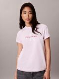 Pink Monogram Logo Tee  Women