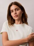 Πράσινο T-shirt Από Μαλακό Βαμβάκι Με Badge Λογότυπο  Γυναίκα