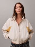 Multi Cropped Colour Block Nylon Jacket  Women