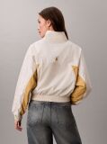 Multi Cropped Colour Block Nylon Jacket  Women