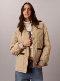 Beige Quilted Liner Jacket  Women
