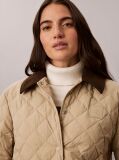 Beige Quilted Liner Jacket  Women
