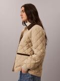 Beige Quilted Liner Jacket  Women