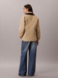 Beige Quilted Liner Jacket  Women