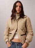 Beige Quilted Liner Jacket  Women