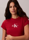 Red Monologo Baby Tee  Women