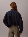 Denim Cropped Denim Shirt  Women