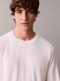 White Supima Cotton Interlock Long Sleeve Tee  Men