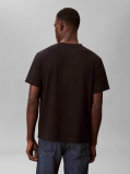Μαύρο T-Shirt Με Κανονική Λαιμόκοψη Και Διαβαθμισμένο Λογότυπο  Άνδρας