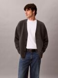 Grey Soft Wool V-Neck Cardigan  Men