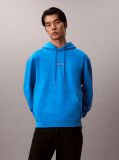 Μπλε Άνετο Hoodie Με Μονόγραμμα  Άνδρας