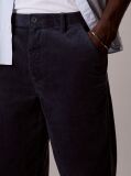 Μπλε 90s Chino Κοτλέ Παντελόνι Με Ίσια Γραμμή  Άνδρας