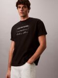 Μαύρο T-Shirt Με Γραφικό Λογότυπο  Άνδρας