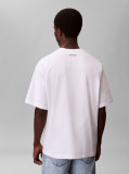 Λευκό T-Shirt Με Γραφικό Λογότυπο  Άνδρας