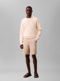 White 9" Straight Chino Shorts  Men
