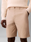 White 9" Straight Chino Shorts  Men