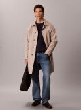 Blue Wool Blend Ribbed Jumper  Men