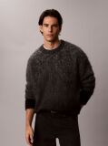 Pink Merino Wool Blend Ombre Jumper  Men