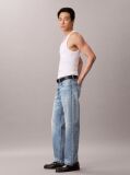 Denim Τζιν Με Ισια 90s Γραμμή Και Λογότυπο  Άνδρας