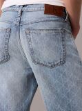 Denim Τζιν Με Ισια 90s Γραμμή Και Λογότυπο  Άνδρας