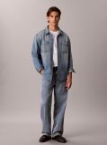 Denim 90s Relaxed Logo Denim Overshirt  Men